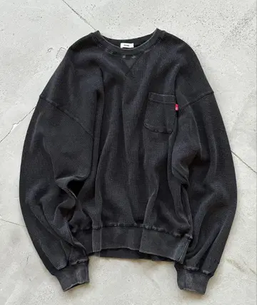 Perushu 빈티지 서멀 롱 T