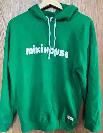 miki HOUSE 그린 후드티 MEN'S