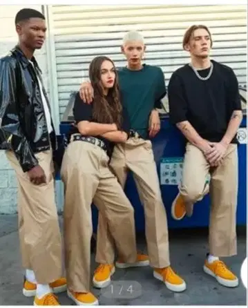 EYTY x H&M 와이드 팬츠 사이즈 28 베이지