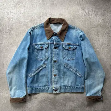 70s 80s 랭글러 g/데님 자켓 USA제 124MJ 42