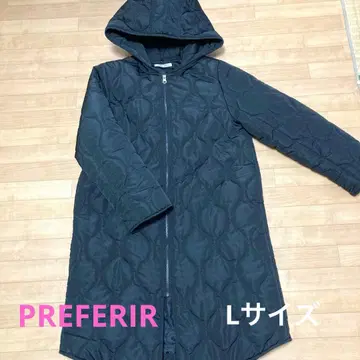 프레피릴 퀼팅 코트 2way