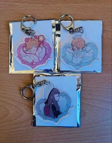 카드캡터 사쿠라 빌레반 아크릴 키링 키노모토 사쿠라 다이도지 토모요