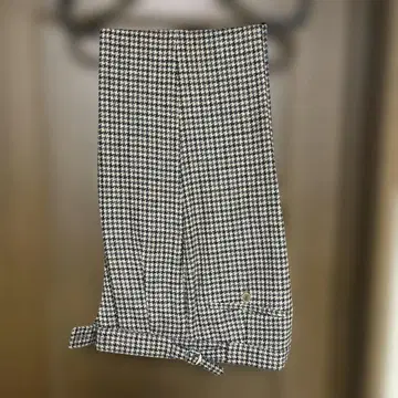 베르나르 장스 건클럽 체크 슬랙스