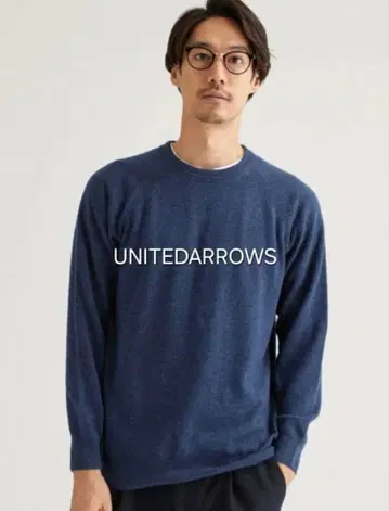 [ 새상품급 ] UNITED ARROWS 울 캐시미어 크루넥 니트