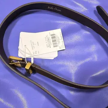 Mila Owen 브라운 가죽 벨트 S 사이즈