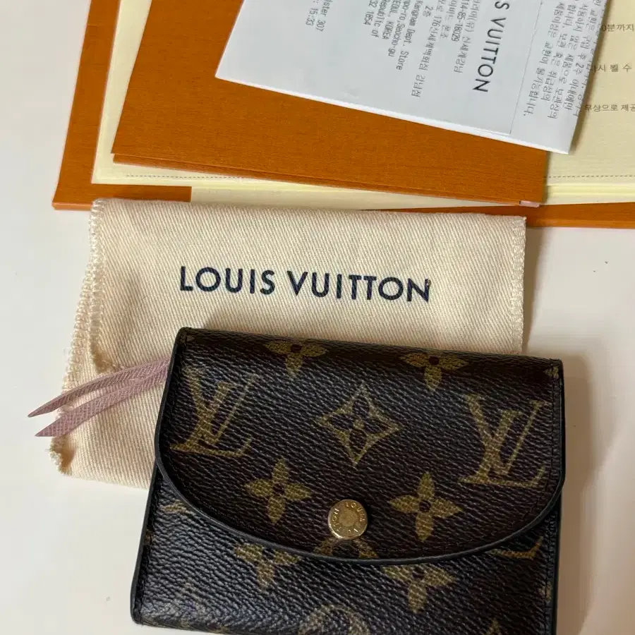 루이비통 로잘리 코인 퍼스 모노그램 핑크 (반지갑, 카드 지갑)