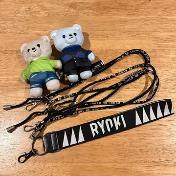 RYOKI 봉제 인형 폰 스트랩 네임 참 5종 세트