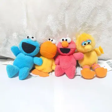 세서미 스트릿 마스코트 봉제 인형 세트