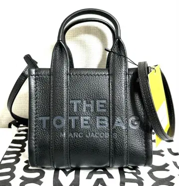 새상품 마크제이콥스 더 레더 크로스바디 미니 토트백 블랙