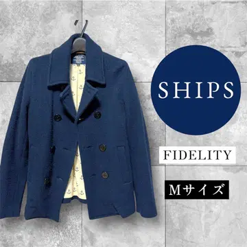 SHIPS 쉽스 FIDELITY 별주 피코트 P코트 네이비 M