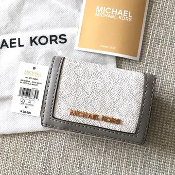 새상품 마이클코어스 MICHEAL KORS 3단 폴더형 지갑 그레이
