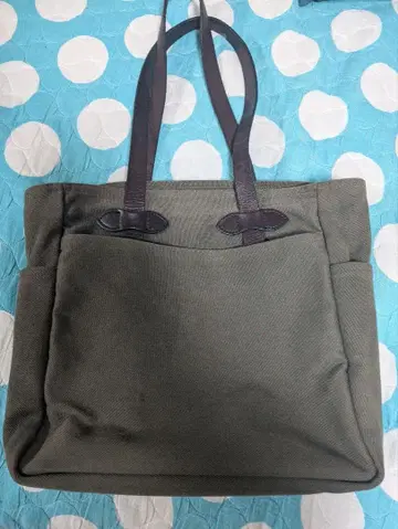 FILSON 올리브 그린 토트백