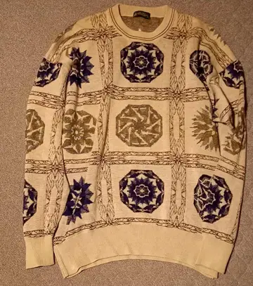 점보 오자키 J's 제이즈 패턴 스웨터 니트 골프