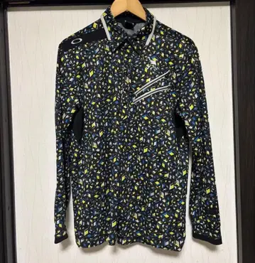 Oakley 긴팔 셔츠 골프웨어 스컬 드라이 올 패턴 빅 사이즈