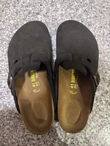 BIRKENSTOCK 보스턴 41 사이즈 스웨이드