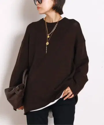 미사용 새상품 AP STUDIO MISTRAL 풀오버 브라운