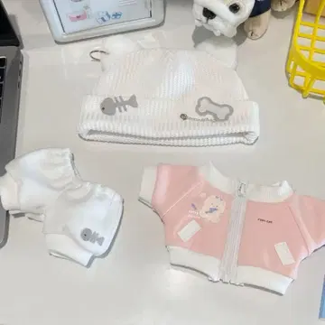 20cm 봉제 인형용 옷 갈아입기 의류 세트 활 옷 3점 세트