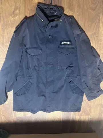 nitrow 블랙 M-65 밀리터리 자켓