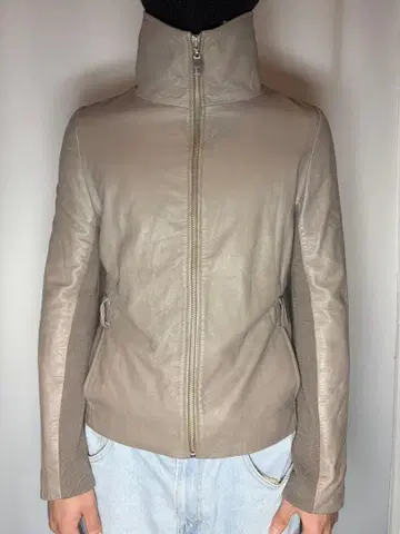 archive French vintage sheepskin jacket