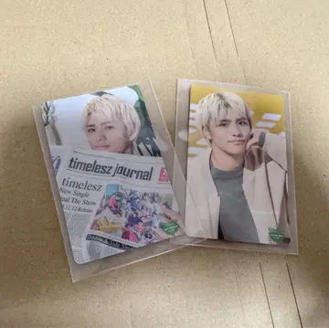 timelesz 사토 쇼리 시노즈카 다이키 트레이딩 카드 초회 B 통상