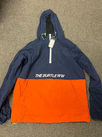 바틀 BURTLE 아노락 파카 XL 네이비/오렌지 새상품