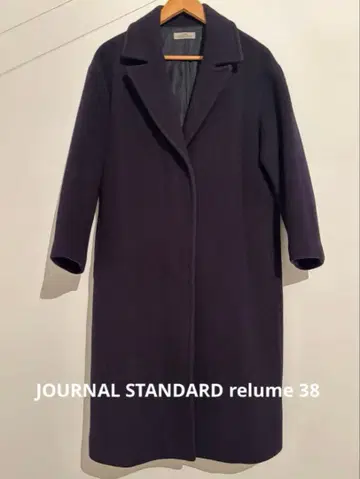 JOURNAL STANDARD relume 오버코트 38 네이비