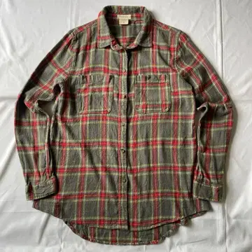 레어 00s 플란넬 체크 그런지 Y2K 인기 구제 의류