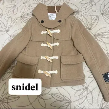 SNIDEL 스나이델 더플 코트 브라운 아우터