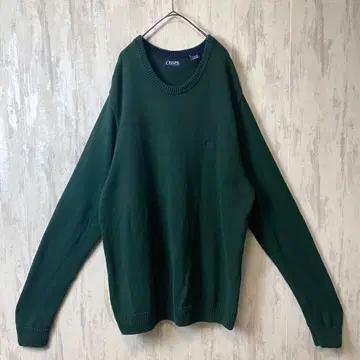 CHAPS 니트 스웨터 XL 빅 사이즈 코튼 100% 90s
