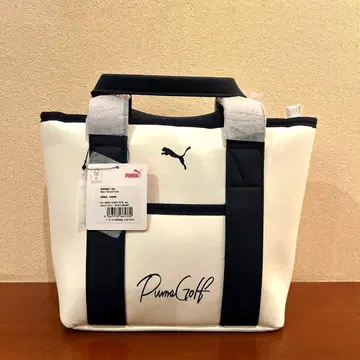 PUMA 푸마 골프 토트백 화이트/네이비