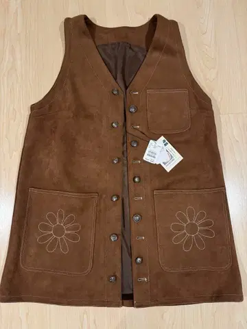 헬로 샌프란시스코 스웨이드 미니 원피스