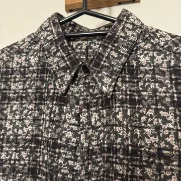 MUSICIAN 꽃무늬 체크 긴팔 셔츠 44