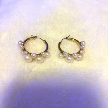 스텔라 할리우드 버블 후프 귀걸이