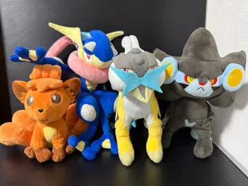 포켓몬 봉제 인형 세트 산에이보우에키 4체