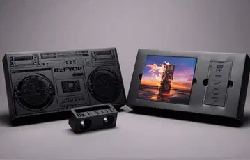 B'z FYOP 메탈 스마트폰 스피커 BLACK