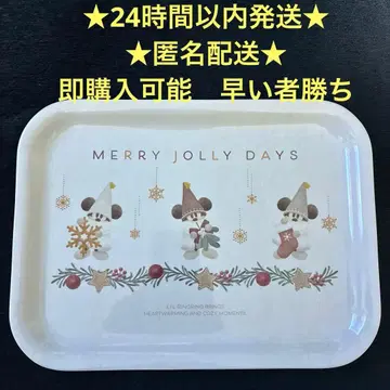 릴린린 트레이 크리스마스 더스티 컬러 디즈니랜드