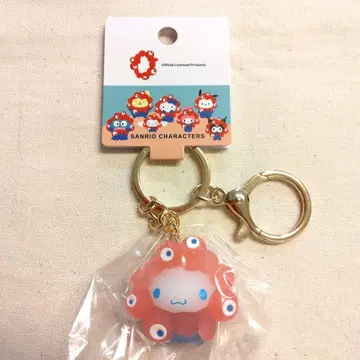 클리어 컬러 시나모롤 미야쿠미야쿠 산리오 키링 시나몬