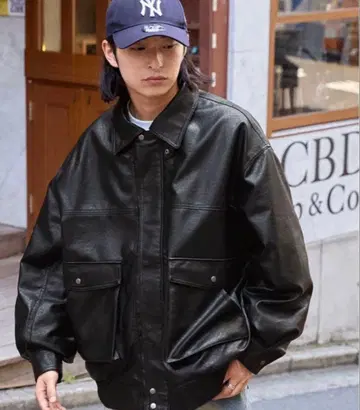 [ MONO-MART ] 미사용 새상품 오버 사이즈 빈티지 라이크 블루종