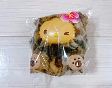 산리오 헬로키티 파인 페이스 캣 마스코트 레오파드 무늬