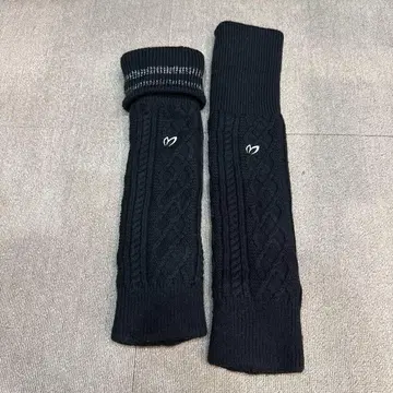 여성용 골프 두꺼운 원단 레그 워머 블랙