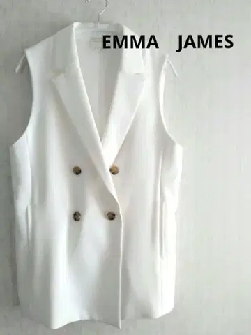 새상품급 화이트 베스트