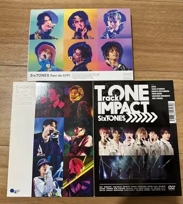 SixTONES BluRay DVD 3장 세트