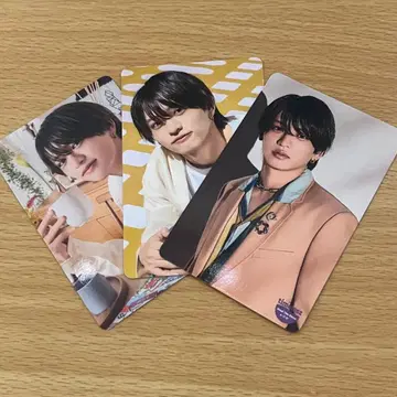 timelesz 마츠시마 소&이노마타 슈샤 트레이딩 카드 3장