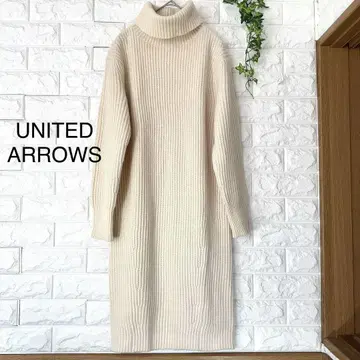 UNITED ARROWS 니트 원피스 유나이티드 애로우즈 롱 니트