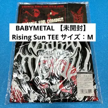[ 미개봉 ] BABYMETAL Rising Sun TEE 사이즈: M