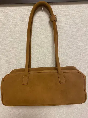 ADAM ETROPE 롱 핸들 보스턴 백 카멜