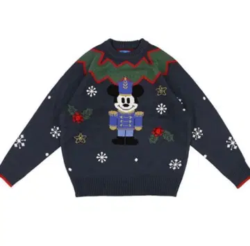 디즈니 리조트 미키 크리스마스 스웨터 2024