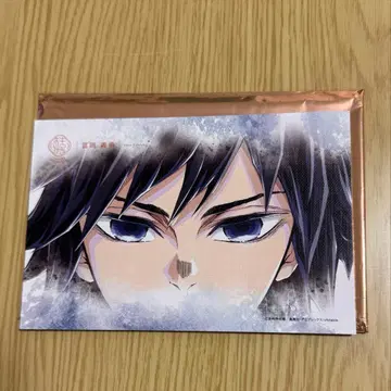 귀멸의 칼날 기둥 전시회 랜덤 캔버스 카드 토미오카 기유