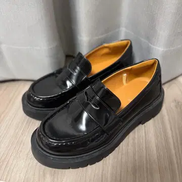 UNIQLO C 콘 필 터치 로퍼 블랙 23.5cm