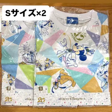 [디즈니] 디즈니씨 20주년 티셔츠 S 2개 세트